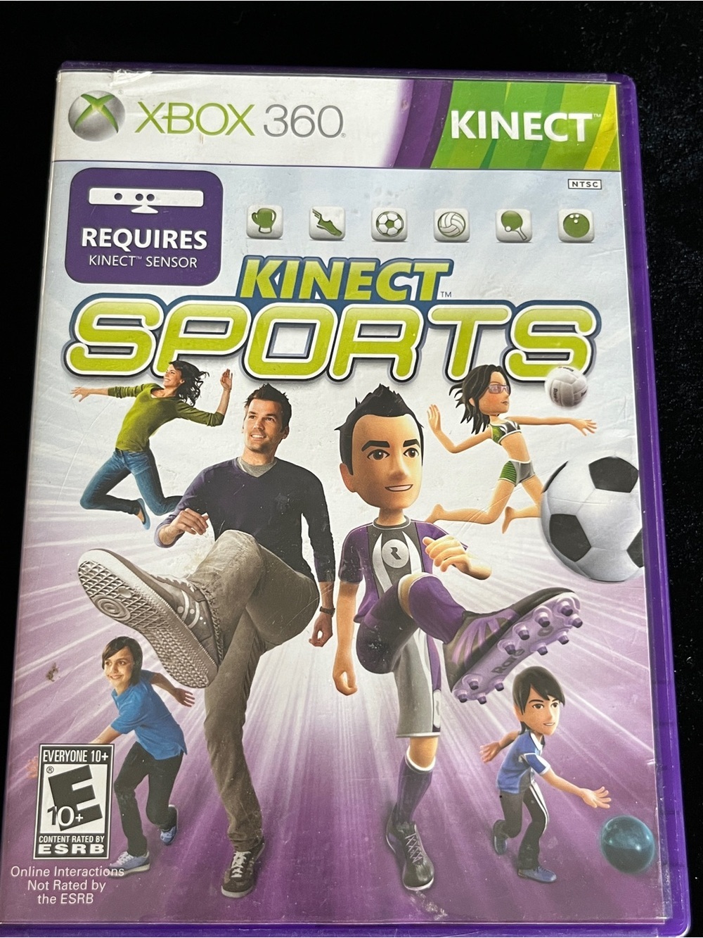 🩵 Kinect SPORTS XBOX 360 Simulation Video Game Complete